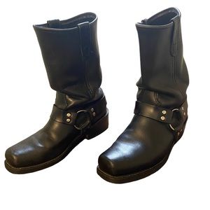 Double-H 10”Harness Moto 4008 Size 8 D Black Boots/2D02558 Men’s